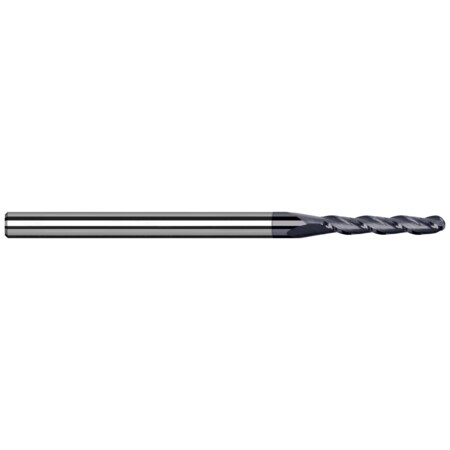 Harvey Tool End Mill for Exotic Alloys - Ball, 0.0620" (1/16), Number of Flutes: 3 930662-C6